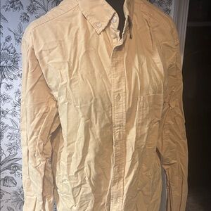 Goodfellow & Co Tan Button-Down Long-Sleeve Shirt
